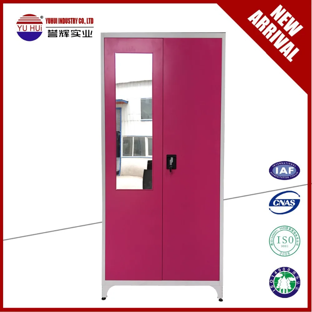 
Godrej Steel Almirah Pink Steel Cothes Wardrobe with 2 doors 