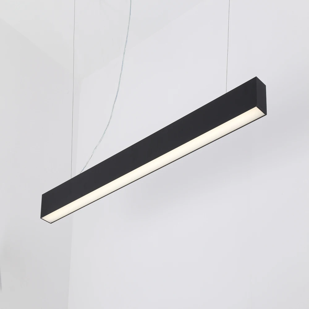 Commercial light suspended seamless linkable led linear light for office
