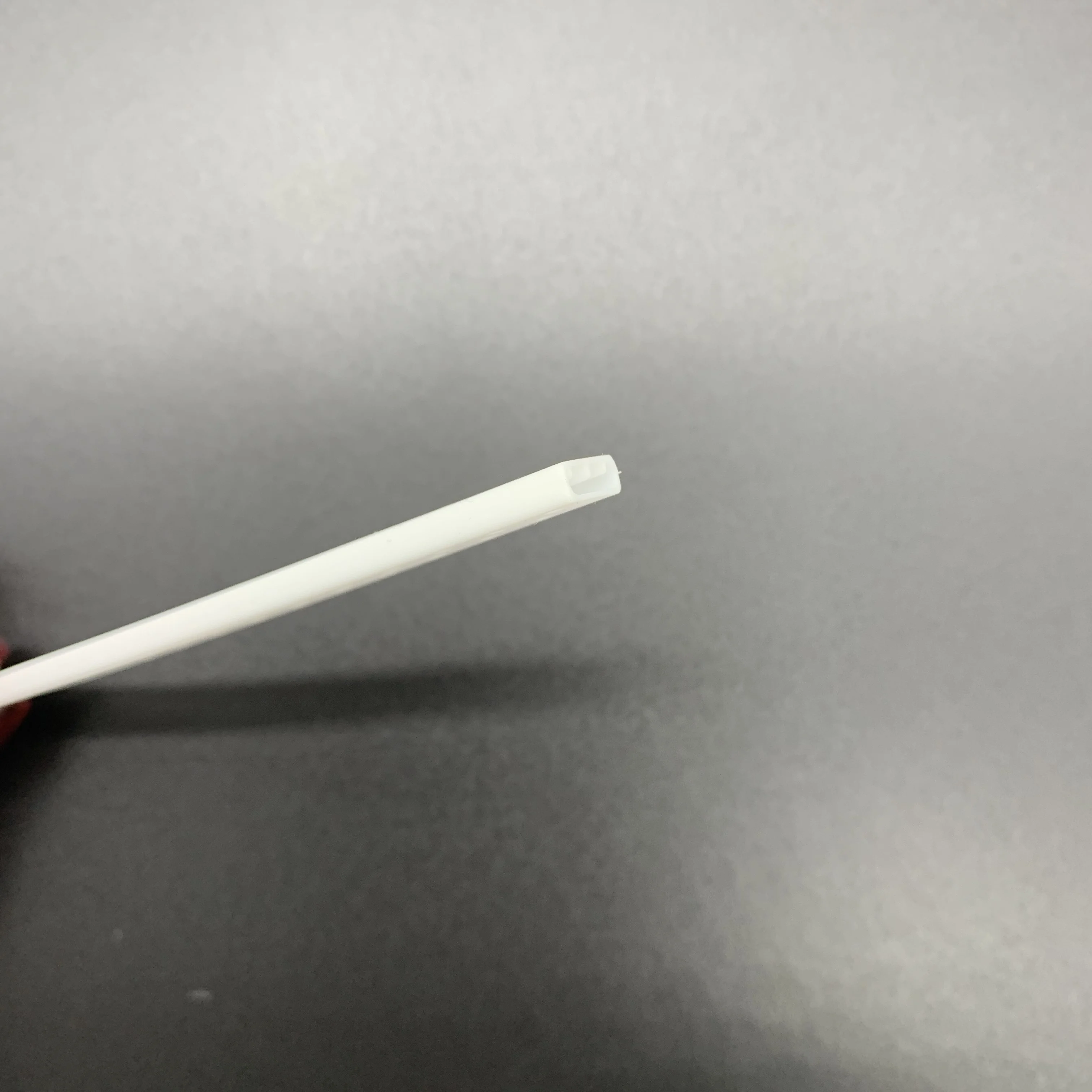 
100% Medical grade Silicone Flat Perforated Drainage Tube/White Tube 