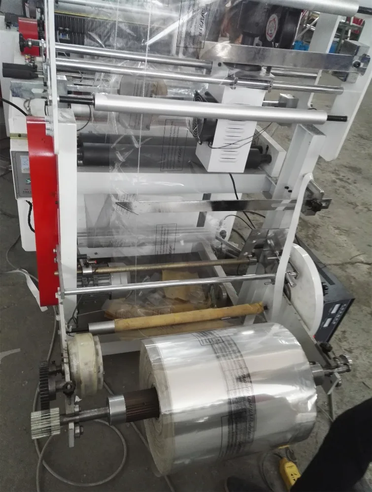 hot cutting side sealing machines plastic bags t-shirt bag making machine slitting machine