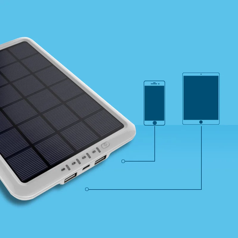 
 Шэньчжэнь, в наличии, солнечное зарядное устройство, внешний аккумулятор на солнечной энергии 10000 мАч для мобильных телефонов и Ipad  