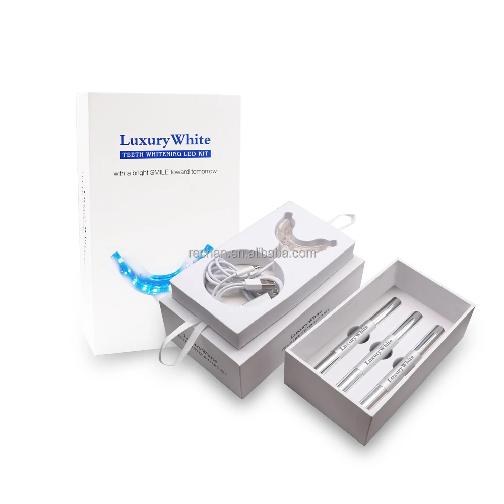 
Home Teeth Whitening Kit USB Tooth Whitener 3 Adapters 