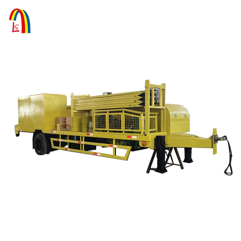 LS-914- 610 Arch roof sheet making machine/ mobile roof sheet machine