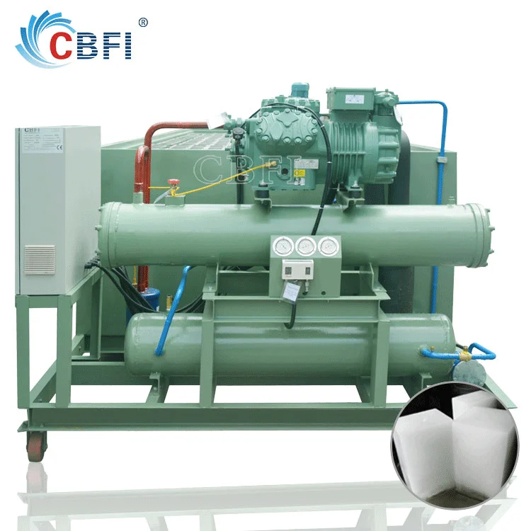 Крупноблочная установка для производства льда за рубежом, 100 тонн