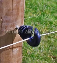 Plastic Wood Post Screw In Ring Pin Electric Fence Insulator