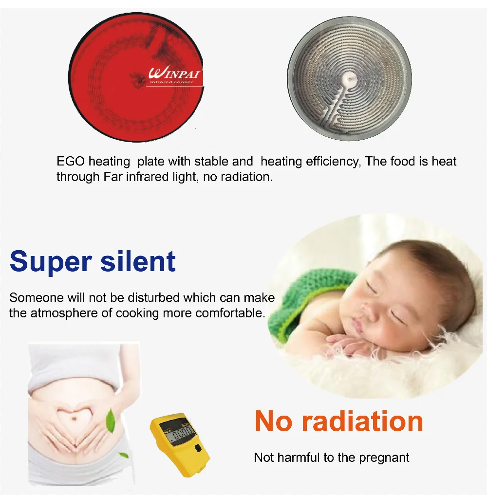 Kitchen Utensils Embedded in Table 3 Ceramic Infrared Cooker and Induction Cooker