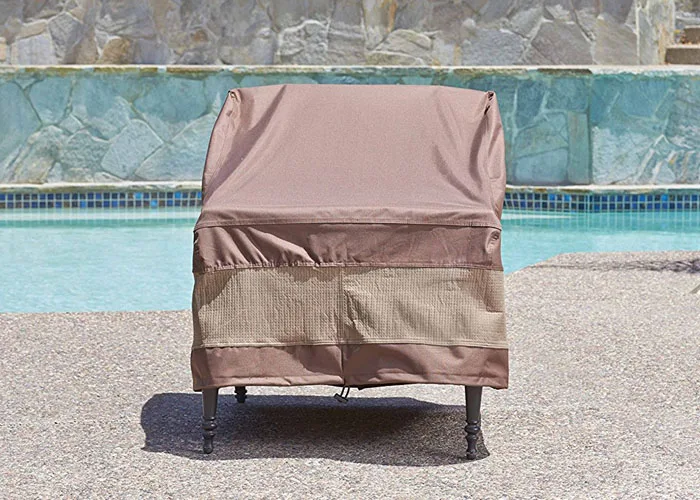 100% Waterproof Chair Covers , Garden Furniture Waterproof Covers 28 Inch