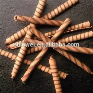 JD100 Automatic Chocolate wafer bar Wafer Egg Roll Production Line Wafer Biscuit Roll Making Machine