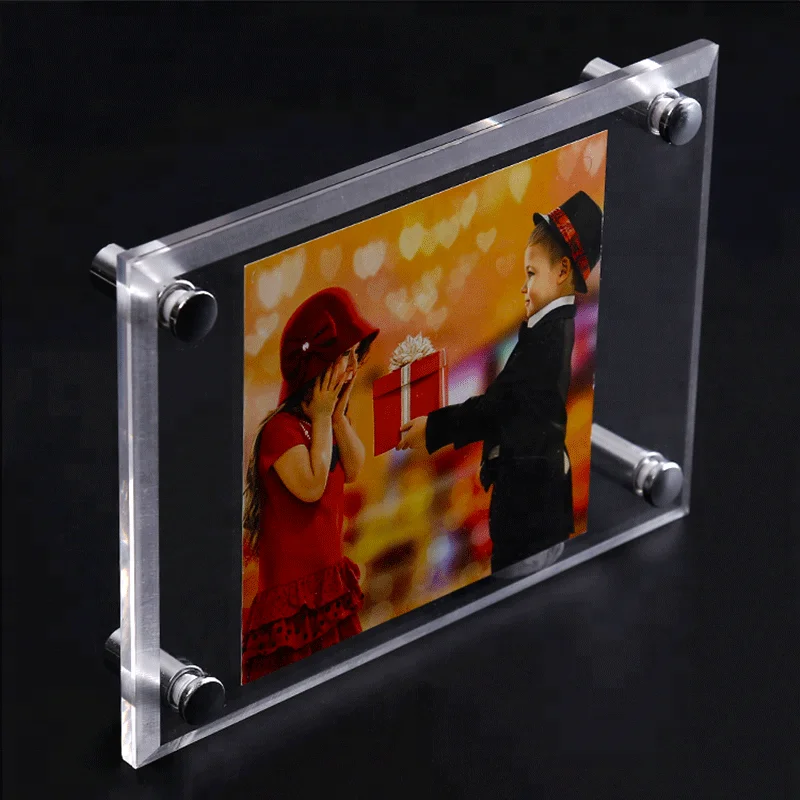 
Manufacture plastic picture 4x6 5x7 8x10 Clear economic Acrylic Magnetic Photo Frame 