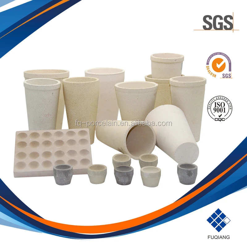 5 TIMES FIRING Fire Assay Crucible For Gold Smelting From HUNAN FUQIANG