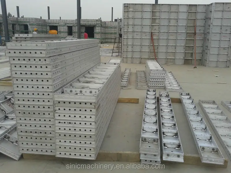 aluminium formwork panels for concrete casting building