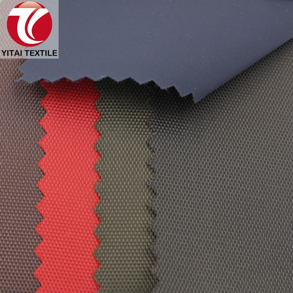 Водонепроницаемая Усиленная нейлоновая ткань 420D с плоским ПВХ покрытием для сумки