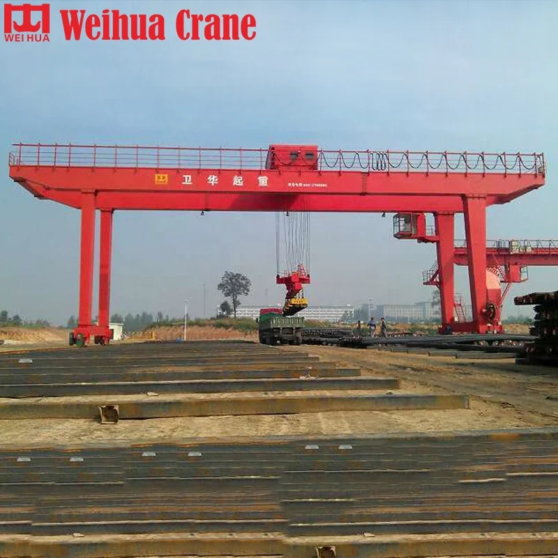 Weihua gantry crane mobile straddle carrier gantry crane 40 ton