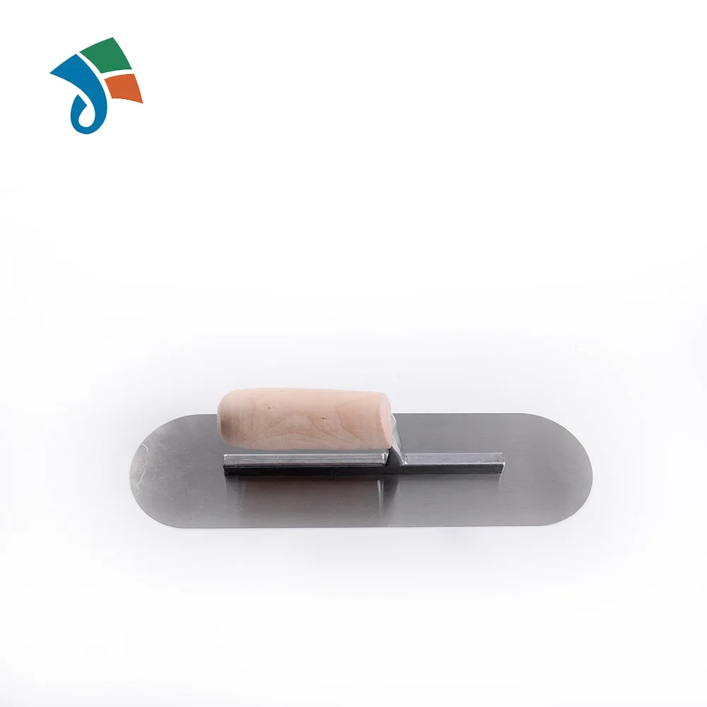 Wholesale Price Durable Stainless Steel Trowel Concrete Finishing Swimming Pool Trowel  With Wooden Hand