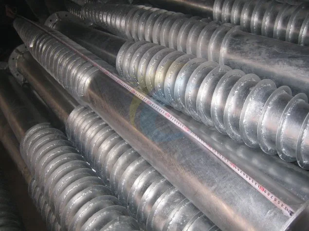 Steel Solar Panels Bracket Ground Screw Steel Pipe Ground Screw Anchor For PV Solar