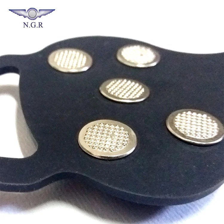 Women universal winter use 5 spikes ice cleats for high heel shoes