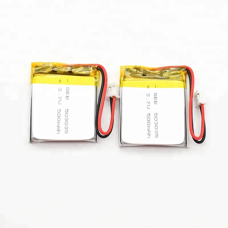 Заряжаемая литий-ионная батарея GEB 503035 3 7 в 500 мАч