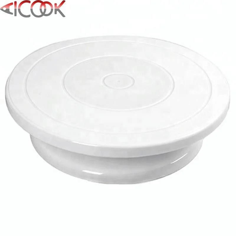 Low MOQ cake making plastic cake turntable
