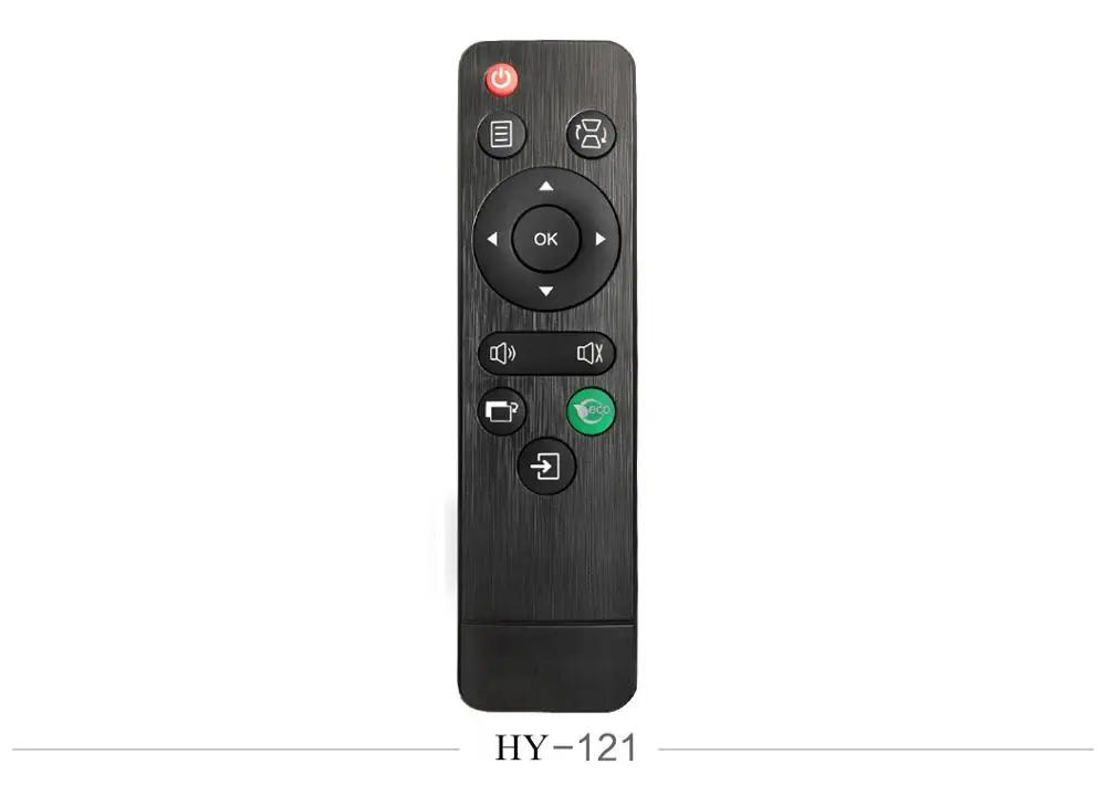 2019 customized black 14 keys IR remote control for television top box projector PC