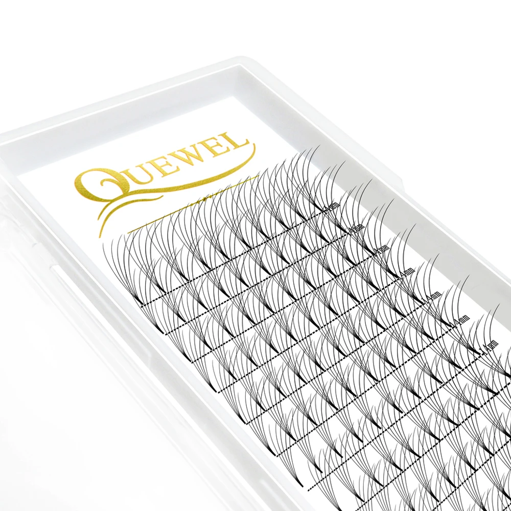 Quewel Eyelash Extensions Russian Volume, Pre Made Volume Fans Eyelash Extensions, Premade Volume Fan Eyelash Extension
