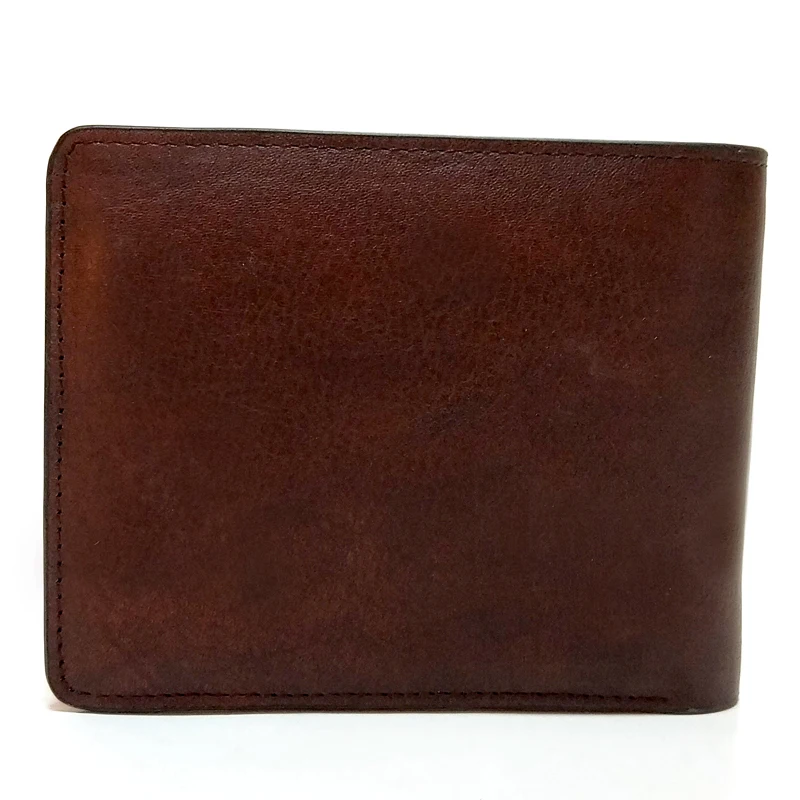 Men wallet coin leather money clip wallet weave wallet