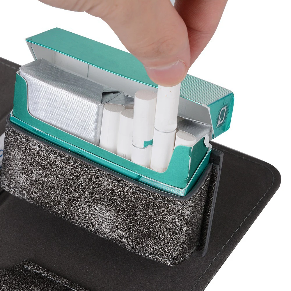  Protective Holder cover for IQOS Electronic Cigarette Rectangle Case PU Leather Pouch