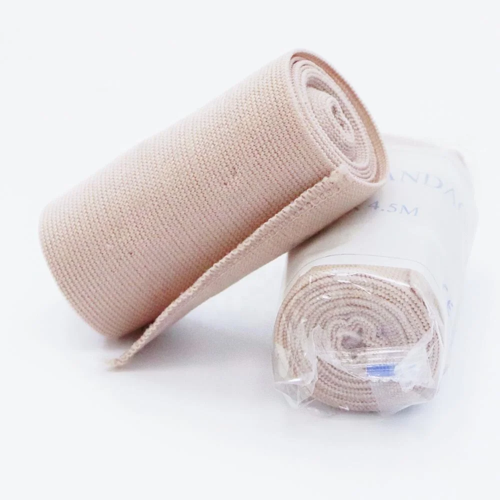 Medical Skin Color High Rubber Elastic Bandage