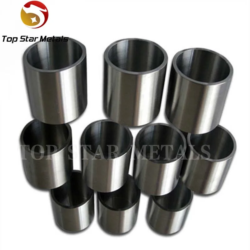 99.95% high density and temperature polished sintered sapphire crystal tungsten crucible