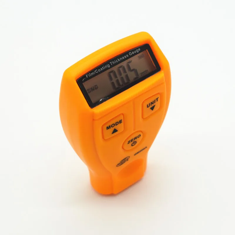 10pcs Оригинальный GM200A Цифровой ЖК-дисплей Толщиномер Толщиномер Автомобильные краски Толщиномер Автоматический толщиномер