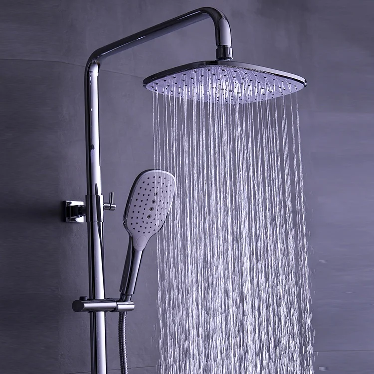 High Quality Thermostatic Egg Tube Chrome Shower Set Best Selling Fashion Shower Mixer Faucet For Bathroom