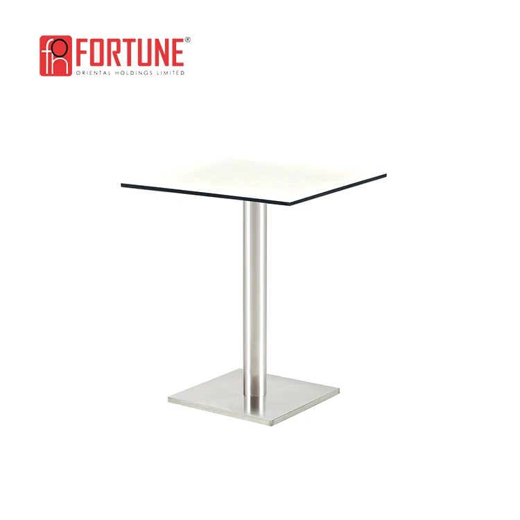 Square Wood Top Cybercafe Restaurant Table in Guangzhou