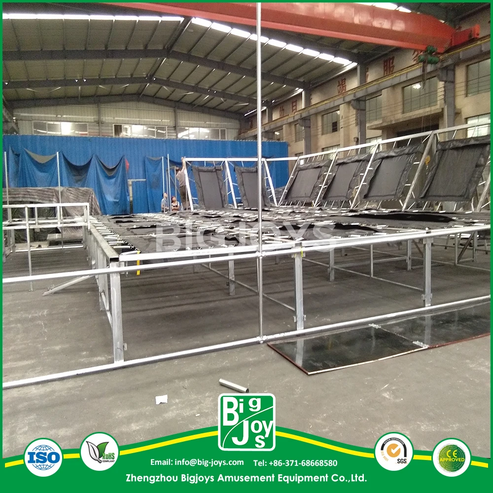 CE trampoline jumping mat customize size, trampoline jumping mat pp material