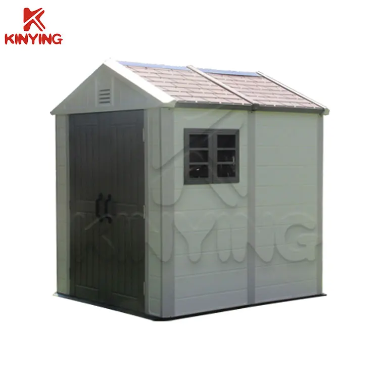 Kinying brand 2018 plastic outdoor house tool storage shed garden building garden storage shed