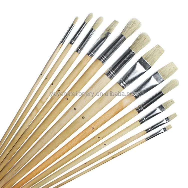 Professional 15PCS/Set Nylon Bristle Oil Paint Brushes Set for Kids Painting