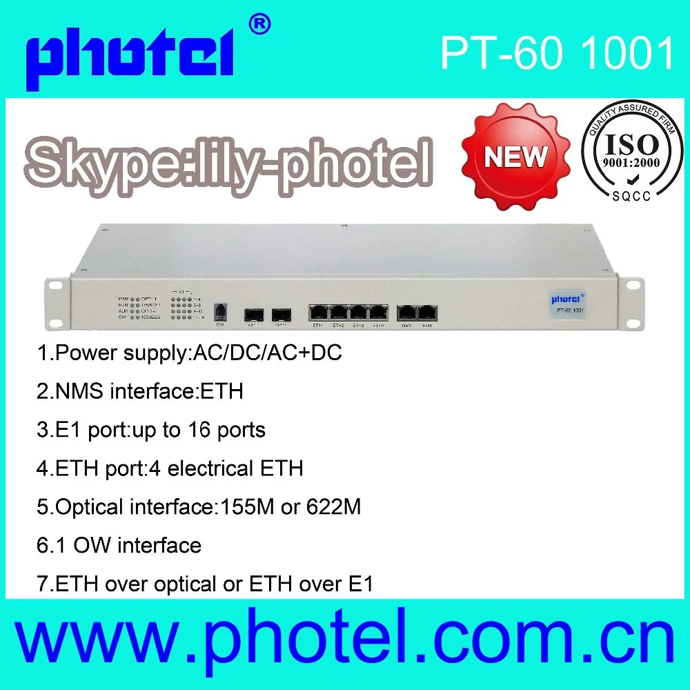 
Ethernet over SDH Converter with two STM1 protection 