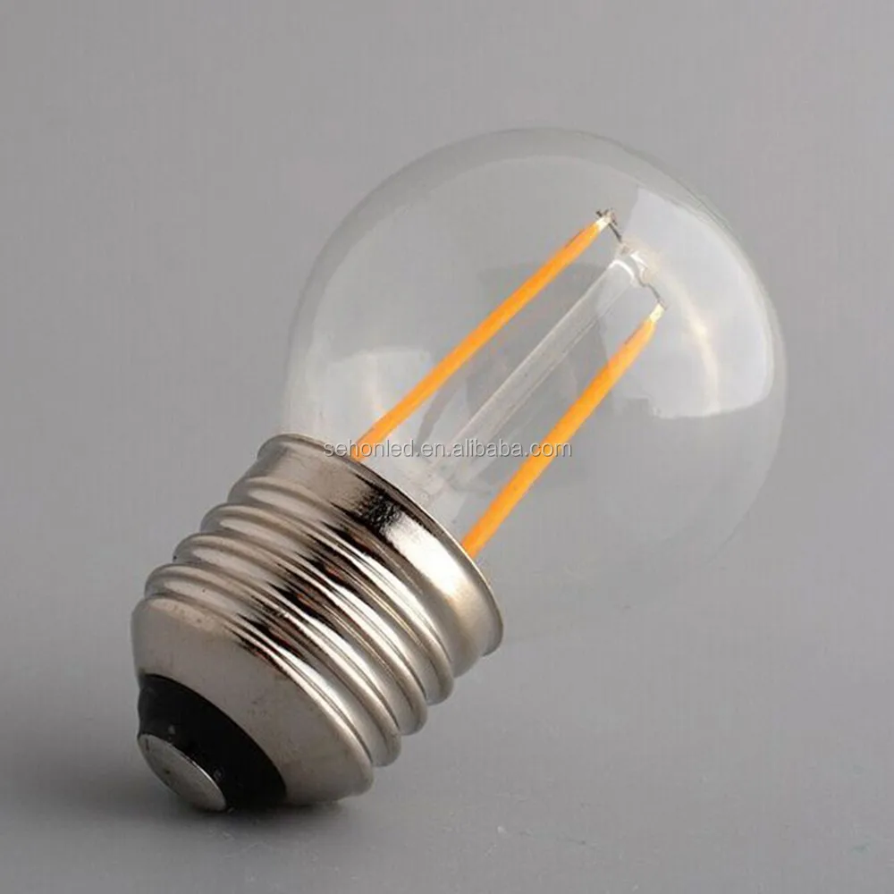 Edison Retro Bulb G45 Led 2w 4w 6w Filament Light Bulb E27 E14 220v Glass Shell Vintage Style Led Lamp