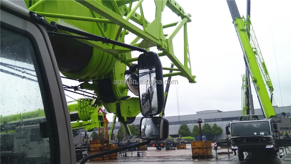 top quality best price famous brand ZOOMLlON 80 ton truck crane hydraulic boom mobile truck crane QY80V with one year warranty