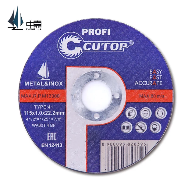 CUTOP Profi/Plus 4.5 inch 115x1.0x22.2 Cutting disc, More durable, More efficient