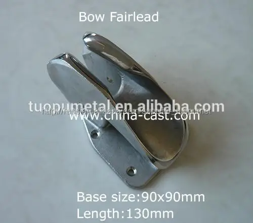 marine equipment aisi 316 stainless steel fairlead for chain windlass and pipes
