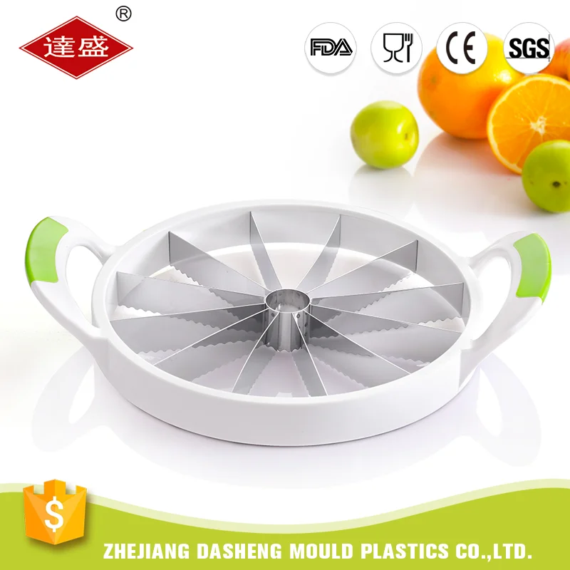 Лучшая цена оптовая пластик нержавеющая сталь фрукты резки дыни арбуз срез