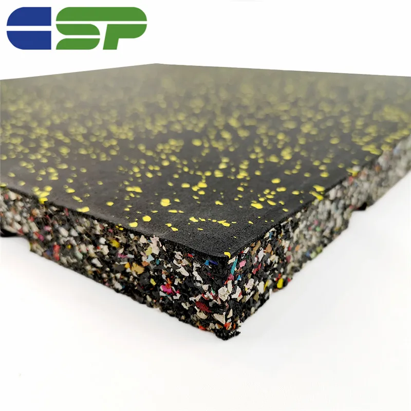 
Elastic Shock absorbent rubber tile floor --- Ideal for high impact uses 