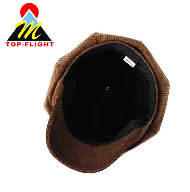 Custom Newsboy Cap Wholesale Corduroy Beret Hat Winter Beret Fashion