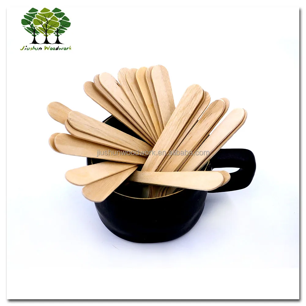 
Disposable wood ice cream spoon / spatula 