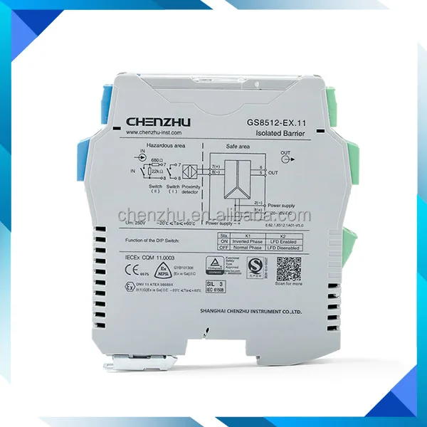 [1] GS8512-EX.11 1 input, 1 output DI, Relay output Isolated Safety Barrier