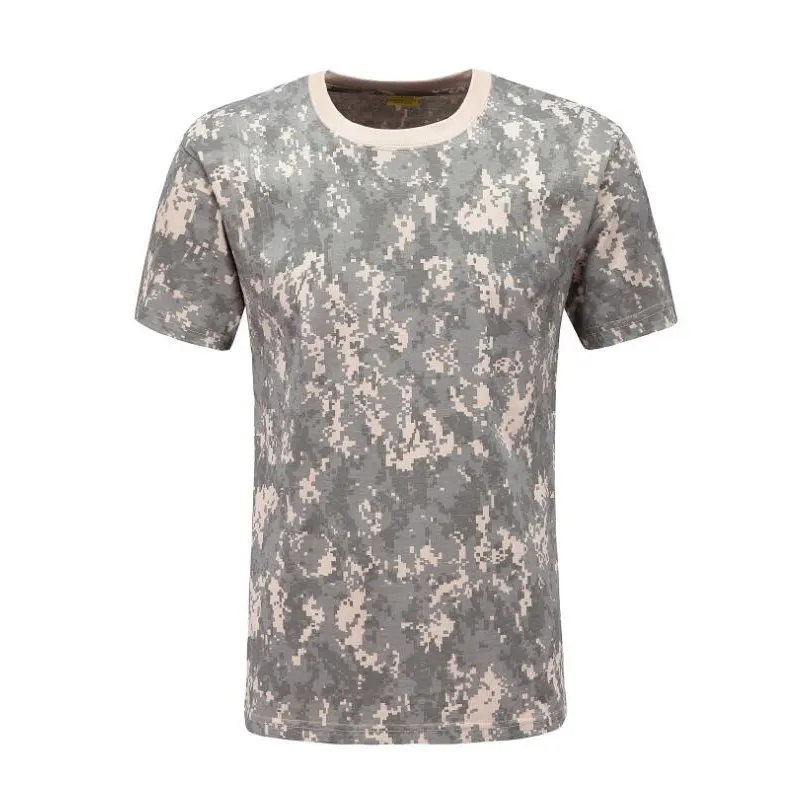 XH024 Military Camouflage Clothing Sand Camo T-shirt 100% Cotton Custom Design special forces uniforms