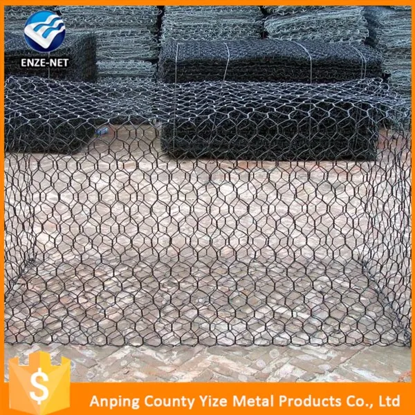 Гексагональной сетки/сварной сетки каменная клетка для подпорной стенки завода онлайн