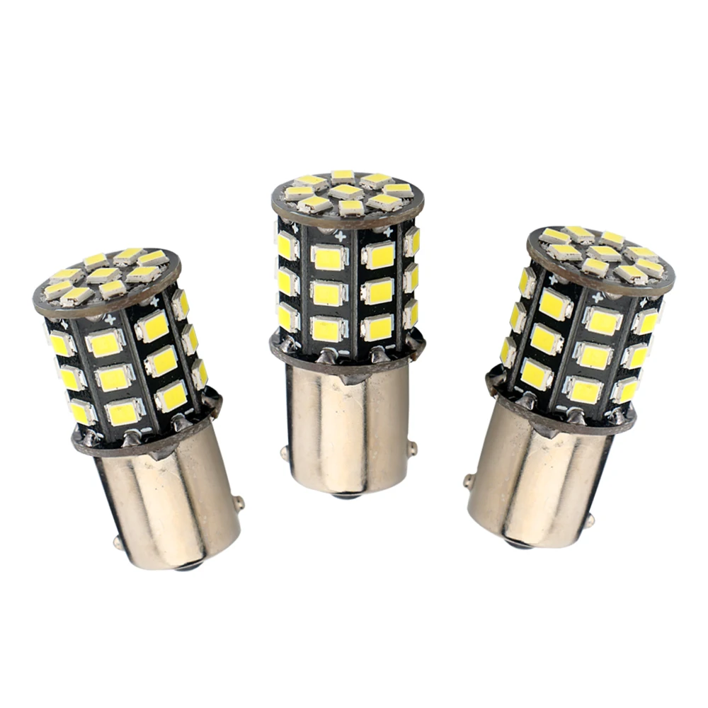 High Power BAU15S 7507 PY21W 1156  Amber white 33 SMD 2835 LED Bulb For Front Turn Signal Lights Direction Indicator Lamp