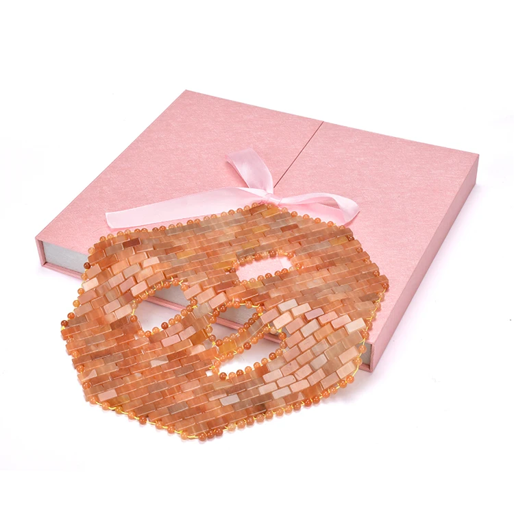 Luxury gold jade sleep beauty mask for skin care