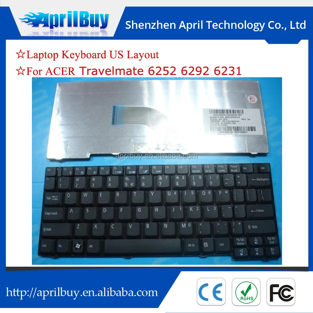 Клавиатура для ноутбука Acer travelmate 6252 6231 6292 ferrari 1000 1004