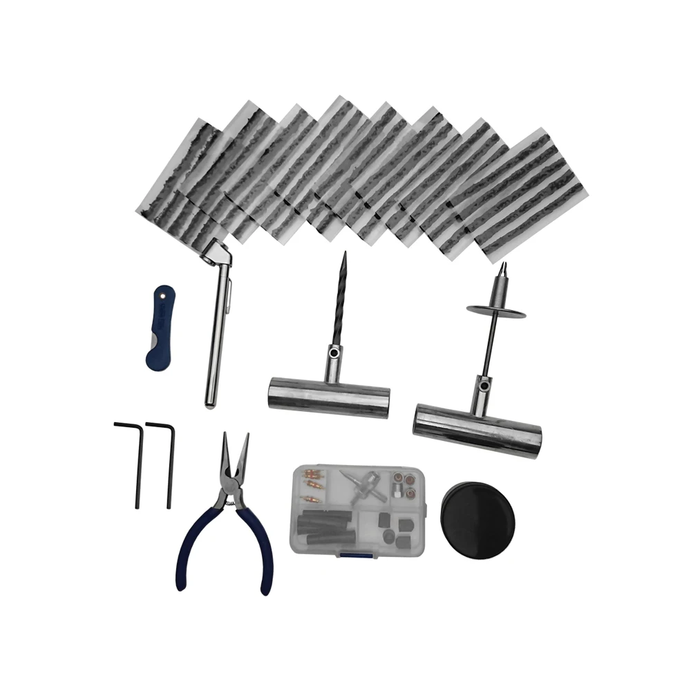 
66 PCS emergency Tubeless auto Tire Repair Kits for Tire Repair Car tubeless puncture tire repair lit 